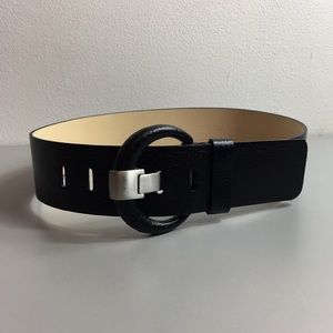 leather Banana Republic slotted belt Sz XXS